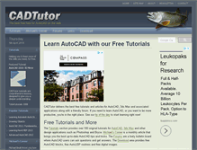Tablet Screenshot of cadtutor.co.uk
